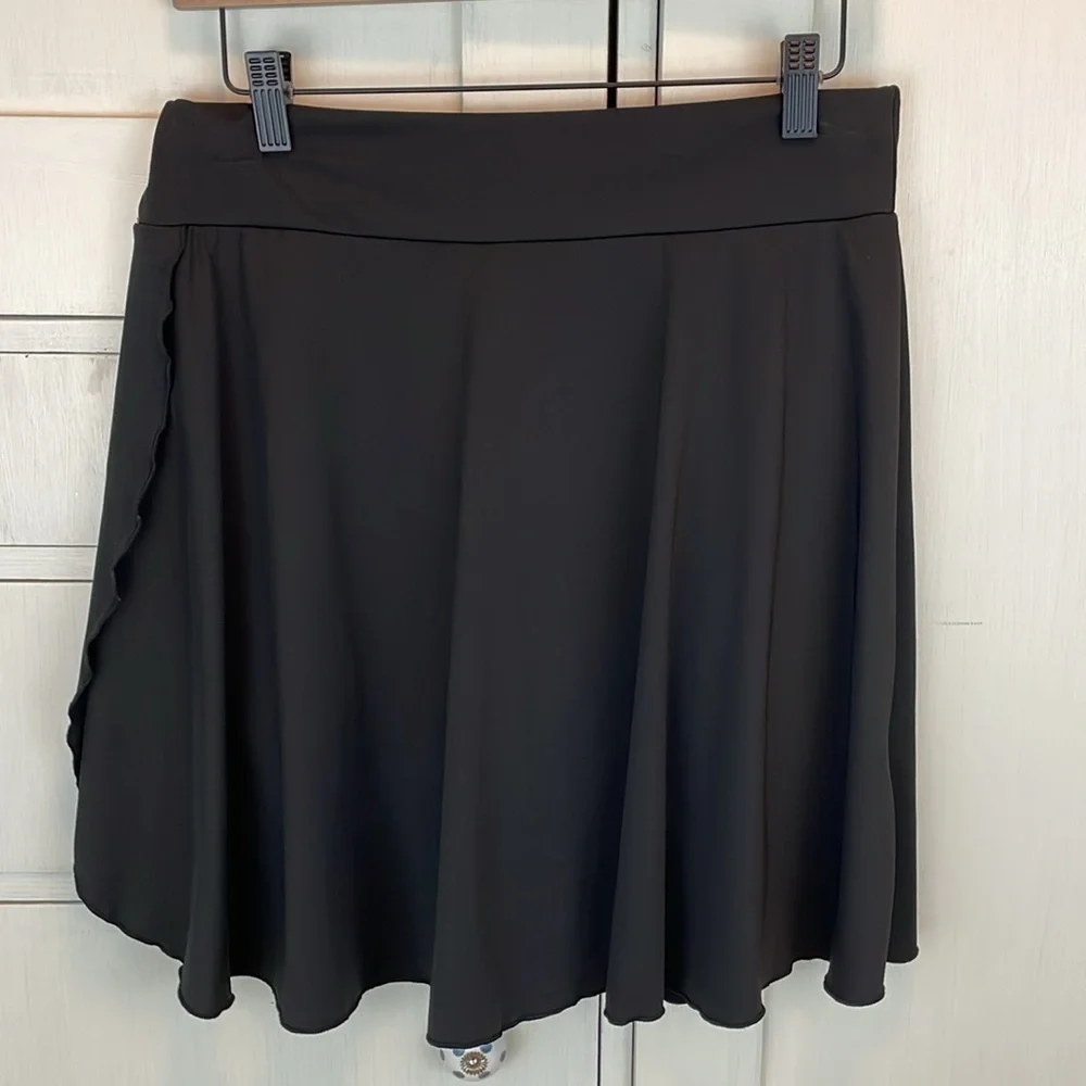 Classic Black Women's swim skort Tankini bottom L